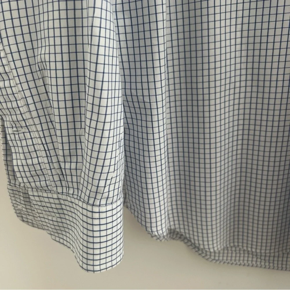 Polo Ralph Lauren Classic Fit Buttondown Blue Check XL 16.5 Neck